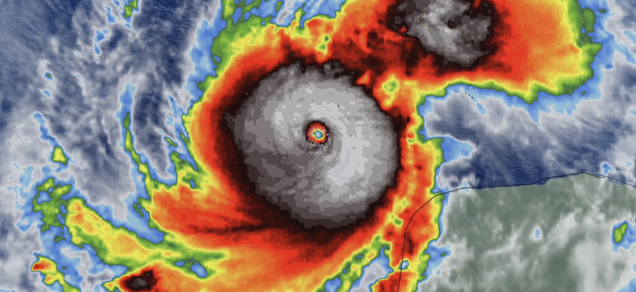 Central pressure in eye of Hurricane Milton falls to near-record low